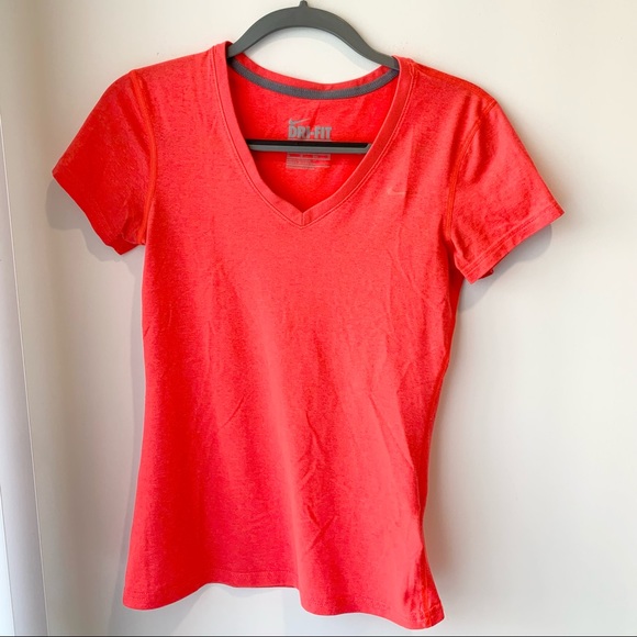 Nike Short Sleeve V-Neck Top - Picture 1 of 7